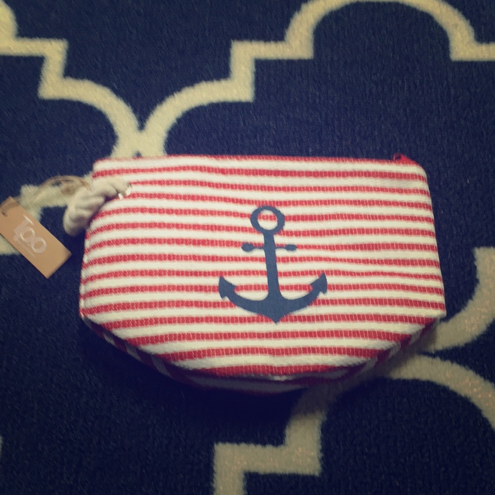 Whimsical Nautical wristlet.